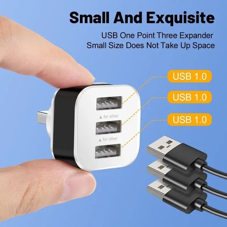 USB Slots Adaptateur HUB bleu