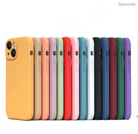 Coque de téléphone 13 ou14 en silicone