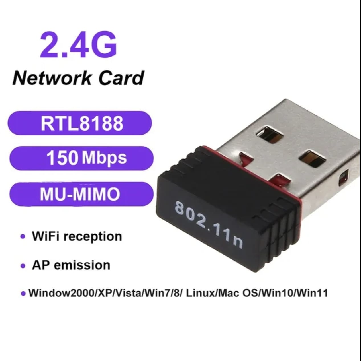 Carte réseau Mini USB WiFi