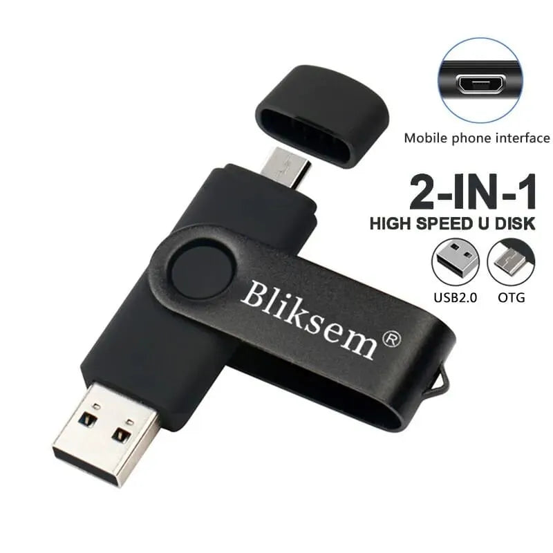 Clé en USB ET MICRO USB 2.0 haute vitesse de 64gb