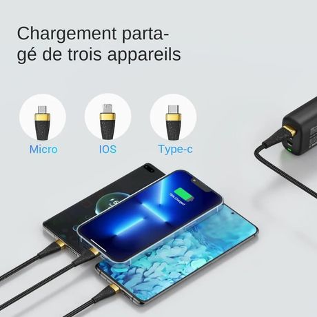 Câble de Charge 3 en 1