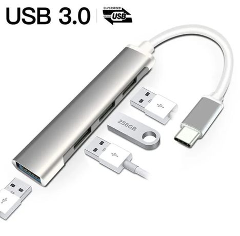 Station d'accueil USB Type-C 4 ports USB