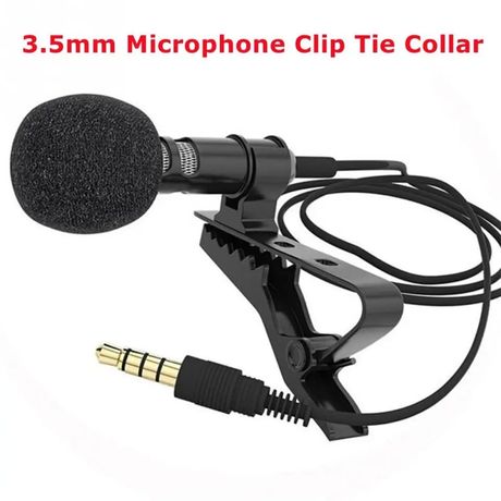 Microphone Lavalier à pince pour téléphone portable