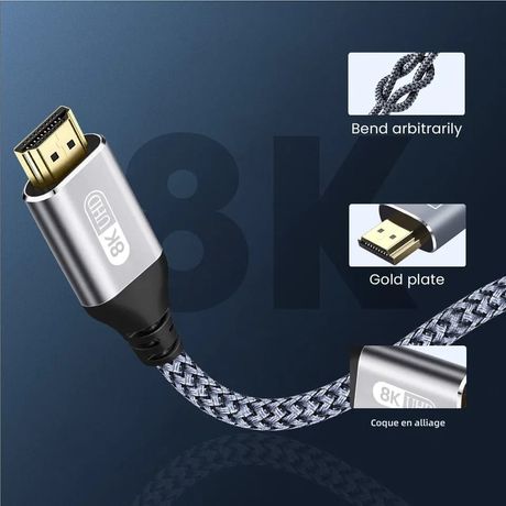 Câble HDMI 2.1, 8K, 60Hz