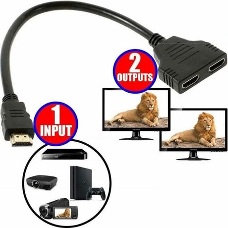 Câble HDMI haute vitesse, HDTV tressé noir et rouge, compatible HDMI 1.4V, données TV haute vitesse, moniteur d'ordinateur, prise en charge 3D 1080P  1m50