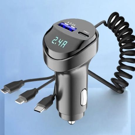 Chargeur de téléphone de voiture rapide USB allume cigare