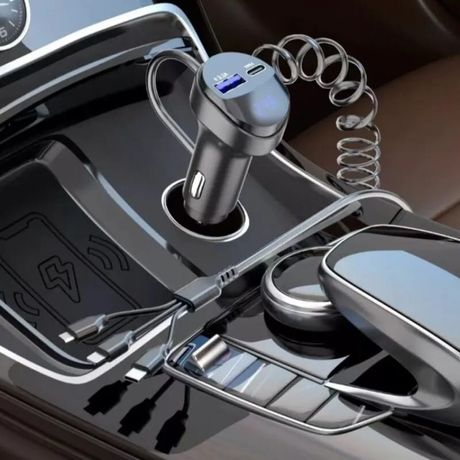 Chargeur de téléphone de voiture rapide USB allume cigare