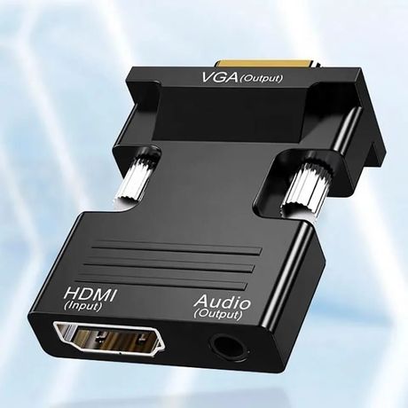 Convertisseur HDMI femelle vers mâle Vga avec audio