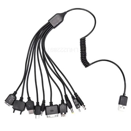 Câble adaptateur USB multi-broches 10 en 1