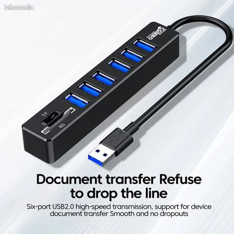 Répartiteur USB 2.0 multiports haute vitesse