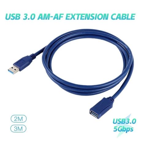 Câble d'extension USB 3.0 mâle à femelle 2 M