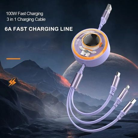 Câble de charge Astronaute télescopique