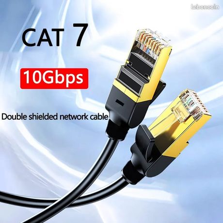 Câble Ethernet CAT7 10 Go RJ45 RESEAU