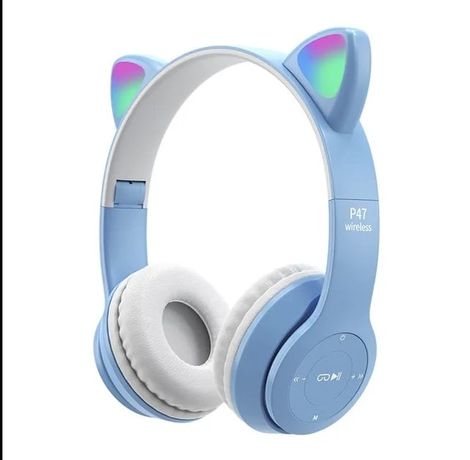 Casque Bluetooth style influenceuse Oreilles de chat