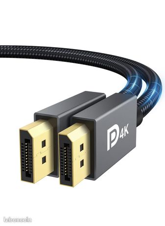 Câble DisplayPort 2M, 144Hz